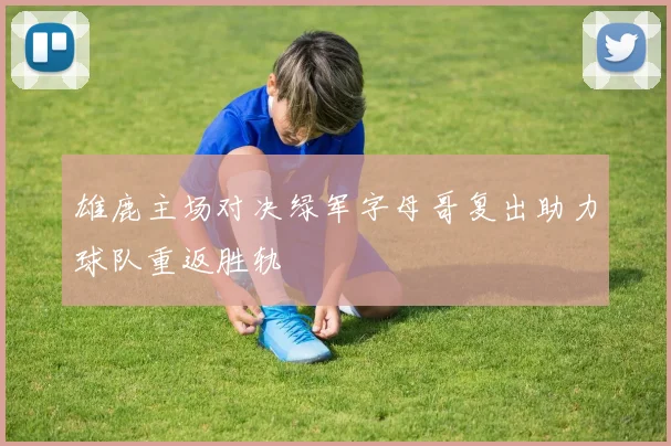 雄鹿主场对决绿军字母哥复出助力球队重返胜轨