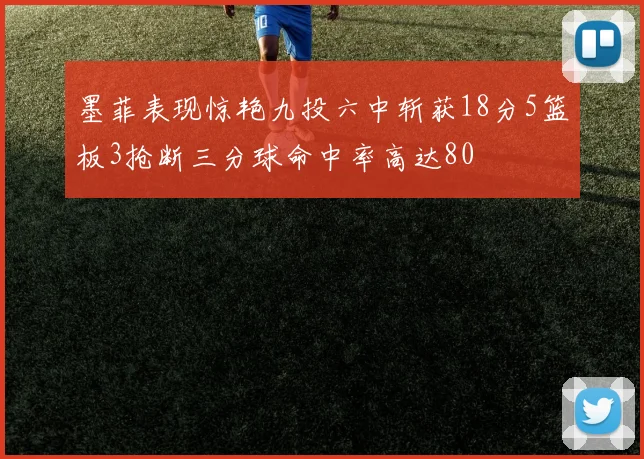 墨菲表现惊艳九投六中斩获18分5篮板3抢断三分球命中率高达80