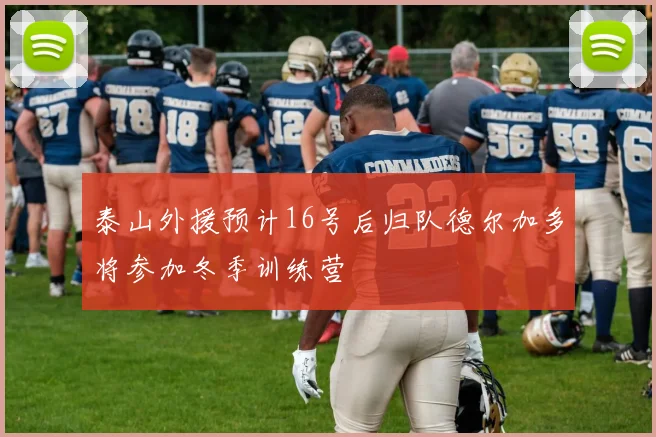泰山外援预计16号后归队德尔加多将参加冬季训练营